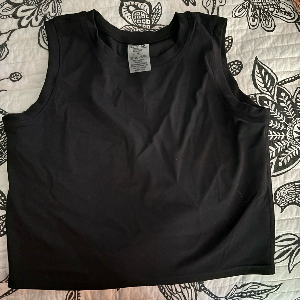 CVG black crop top.